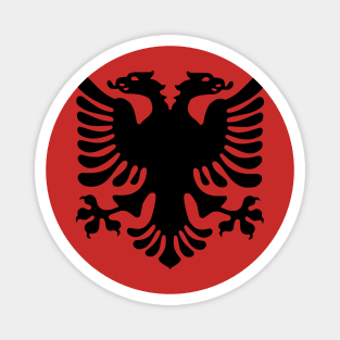 Black eagle Albania Magnet